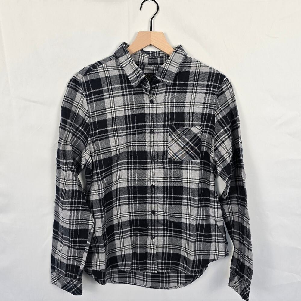 Pendleton Plaid Cotton Flannel Button Down Shirt Size L